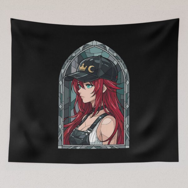 Item preview, Rias Gremory High School DxD Urban Stained Glass Profile designed and sold by mildaclairmo.