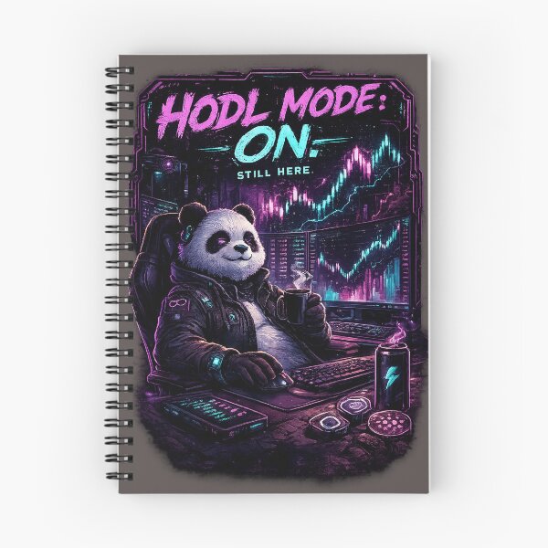 Item preview, HODL Mode On Cyberpunk Panda designed and sold by aripintu.