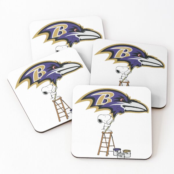 Item preview, Beagle Painting Baltimore Football Logo designed and sold by OddPalsArt.