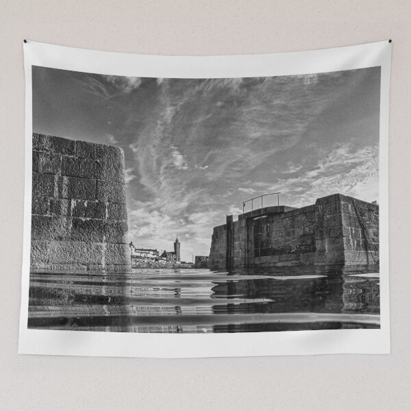Item preview, Porthleven Harbour, West Cornwall coast, designed and sold by kathleenjean.