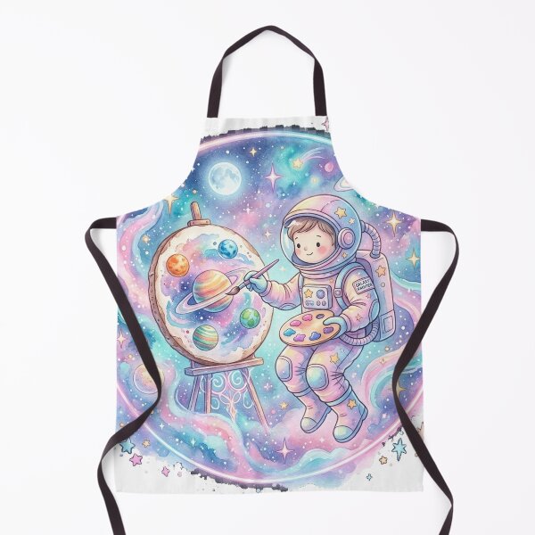 Item preview, Kawaii Astronaut Galaxy Painter | Cute Space Artist Pastel Watercolor designed and sold by RoyArt0.