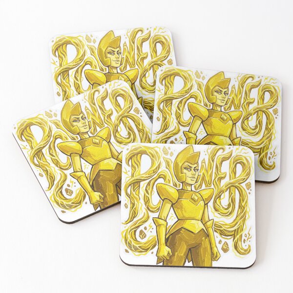 Item preview, Yellow Diamond POWER - Bold Opaque Gouache designed and sold by 0Zetgest.