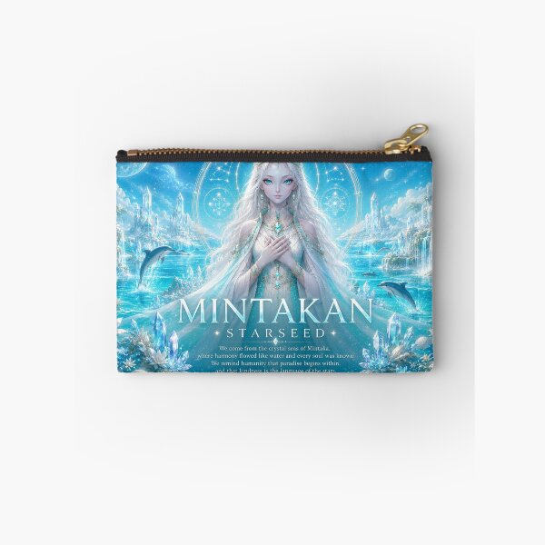 Item preview, Mintakan Starseed – Crystal Ocean Fantasy Art | Celestial Spiritual Wall Art | Alcyone Blue designed and sold by Alcyone-Blue.