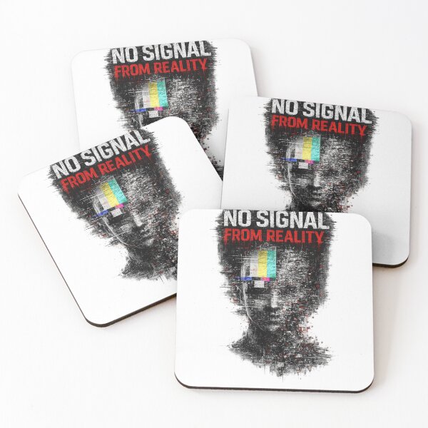Item preview, NO SIGNAL FROM REALITY – Glitch Mind Cyberpunk Design designed and sold by UnglaublichGut.