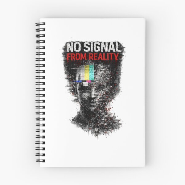 Item preview, NO SIGNAL FROM REALITY – Glitch Mind Cyberpunk Design designed and sold by UnglaublichGut.