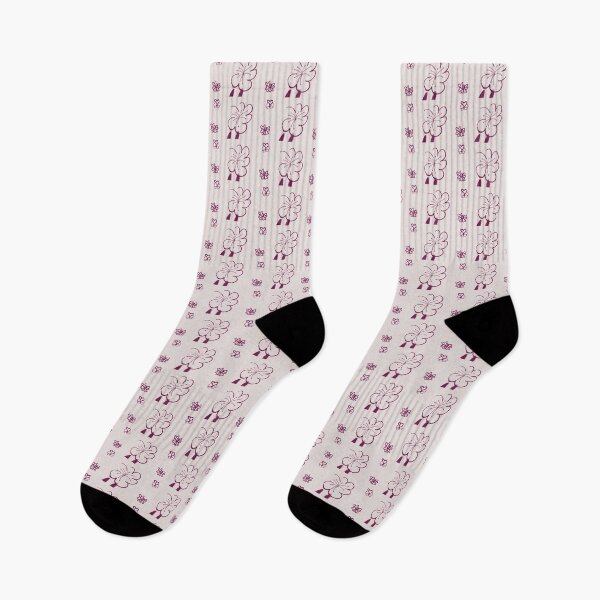 Item preview, Line Art Blossom – Plum on Blush Edition designed and sold by NylaInnerBloom.