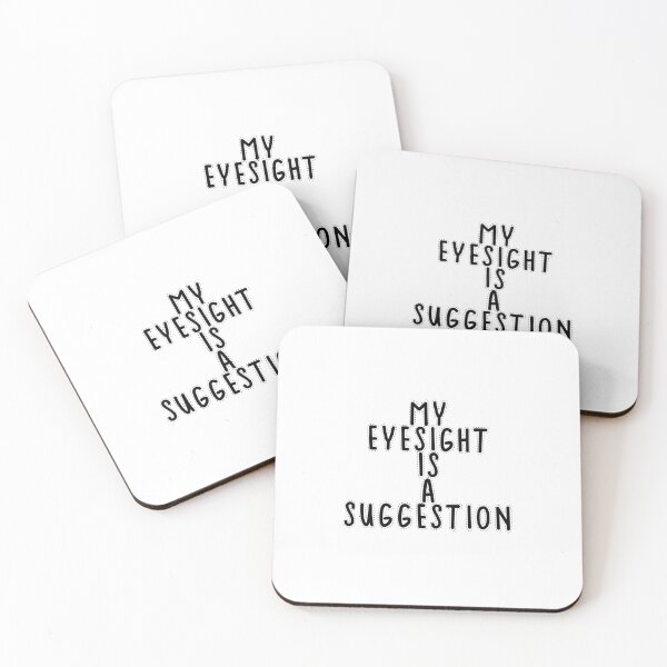 Item preview, Text Typography My eyesight is a suggestion Aging Humor designed and sold by TypeboldStudio.