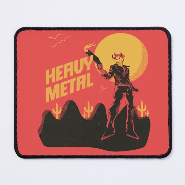 Item preview, Heavy Metal Desert Outlaw Graphic Illustration designed and sold by beboplab.