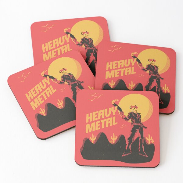 Item preview, Heavy Metal Desert Outlaw Graphic Illustration designed and sold by beboplab.