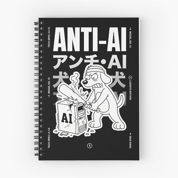Item preview, Anti AI Rage Dog designed and sold by Flying Doggo.