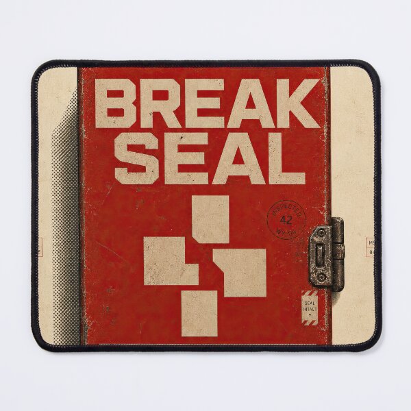 Item preview, Break Seal - Corporate Dystopia Emergency Poster designed and sold by PlanetBPop.