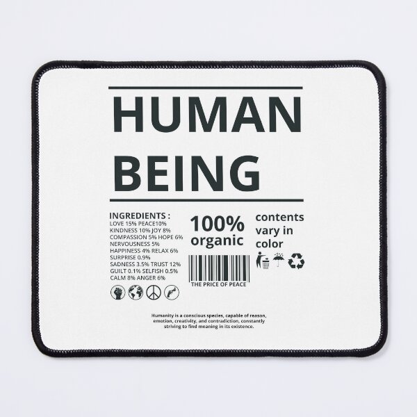 Item preview, List of ingredients for the essential human being T-shirt designed and sold by Shoupay.
