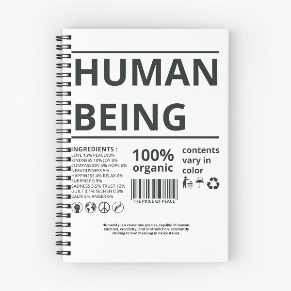 Item preview, List of ingredients for the essential human being T-shirt designed and sold by Shoupay.