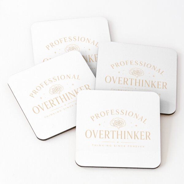 Item preview, Professional Overthinker | Minimalist Typography Design designed and sold by CalmMandala.
