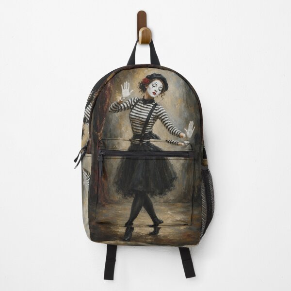 Item preview, Female mime performer painting. designed and sold by GalleryKauffeld.