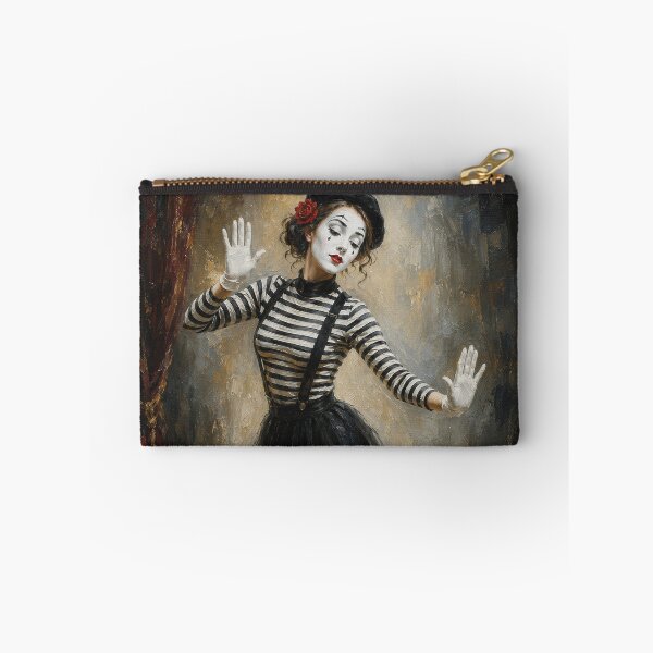 Item preview, Female mime performer painting. designed and sold by GalleryKauffeld.