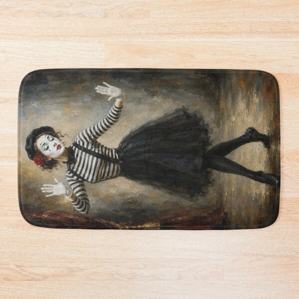 Item preview, Female mime performer painting. designed and sold by GalleryKauffeld.