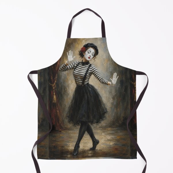 Item preview, Female mime performer painting. designed and sold by GalleryKauffeld.