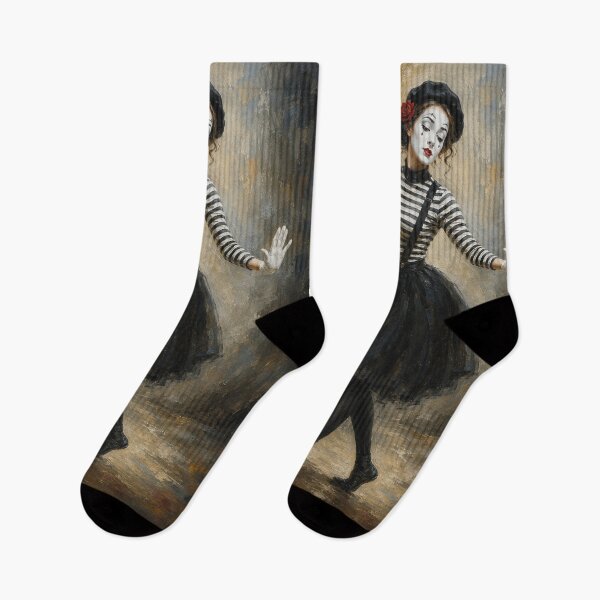 Item preview, Female mime performer painting. designed and sold by GalleryKauffeld.