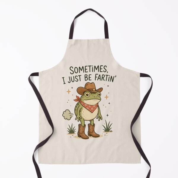Item preview, Sometimes I Just Be Fartin', Funny Western Cowboy Frog designed and sold by Quiajia.