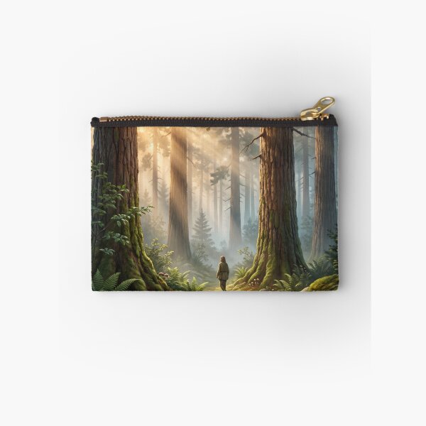 Item preview, Forest of Quiet Thoughts | Premium Forest Mindfulness Illustration | Woodland Meditation Wall Art | Nature T-Shirt designed and sold by SAJ Design Studio.