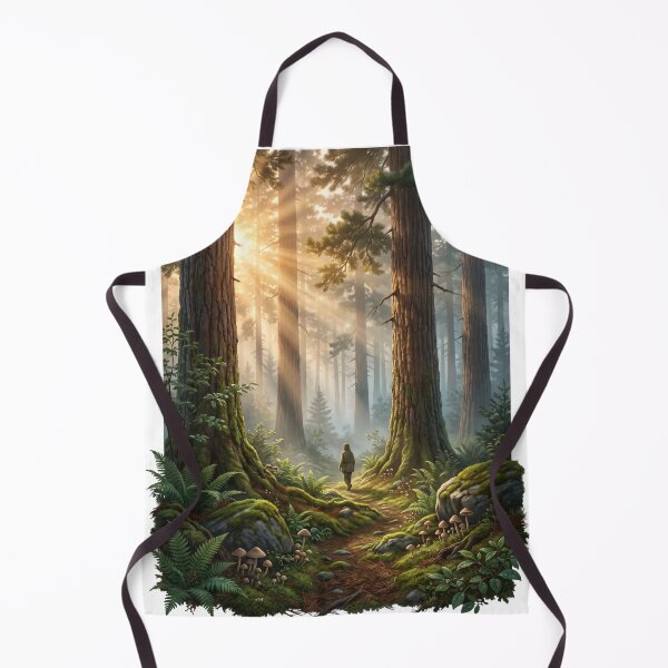 Item preview, Forest of Quiet Thoughts | Premium Forest Mindfulness Illustration | Woodland Meditation Wall Art | Nature T-Shirt designed and sold by SAJ Design Studio.