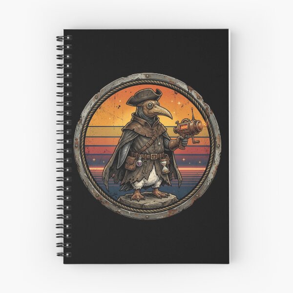 Item preview, Retro Plague Doctor Penguin Vintage Badge designed and sold by DuckOddity.