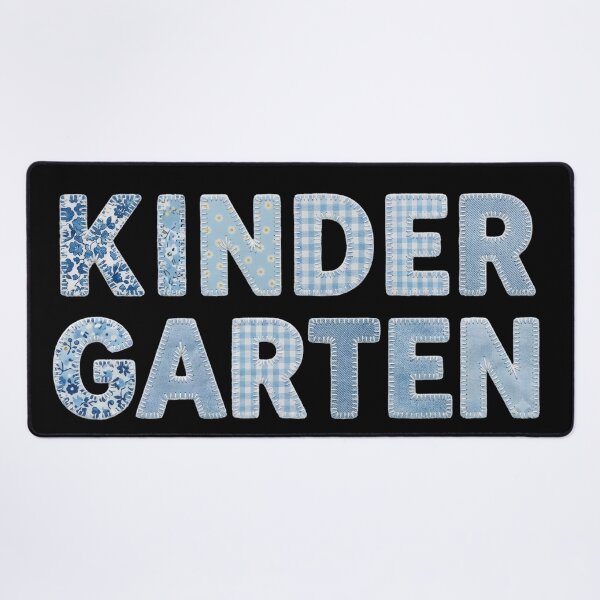 Item preview, Kinder Garten Floral Patchwork Back to School Teacher Design designed and sold by tarzbol.