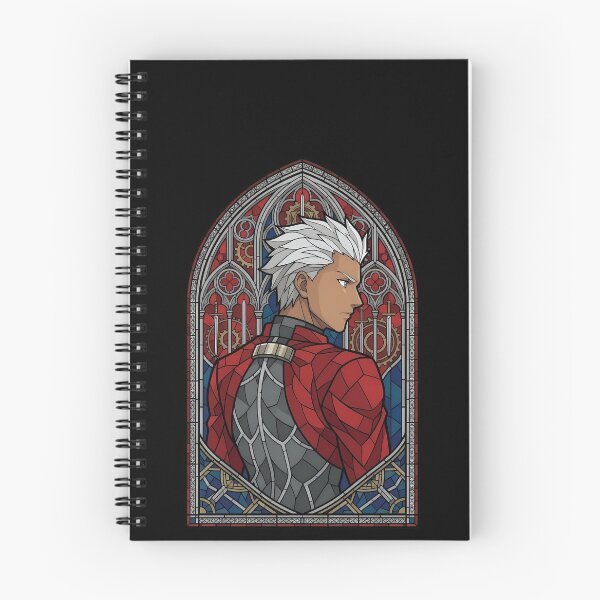 Item preview, Archer Fate Stay Night Red Gothic Stained Glass designed and sold by mildaclairmo.