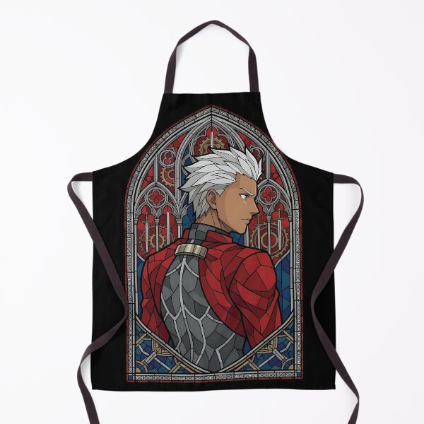Item preview, Archer Fate Stay Night Red Gothic Stained Glass designed and sold by mildaclairmo.