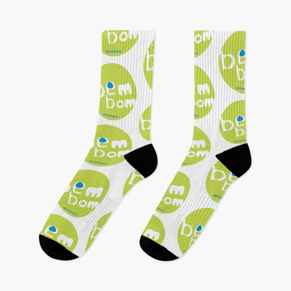 Item preview, Bem Bom Restaurante Lime Green Badge Logo designed and sold by fancwbq.