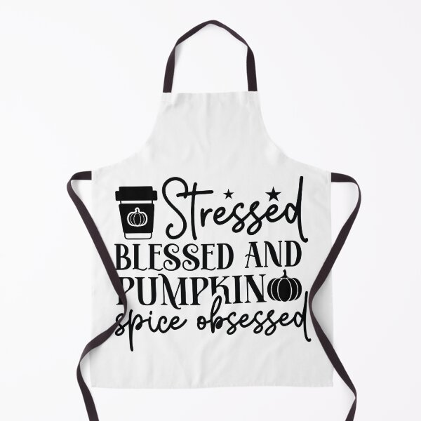 Item preview, Stressed Blessed Pumpkin Spice Obsessed - Autumn Halloween Vibes Quote designed and sold by FuzionRaptor.