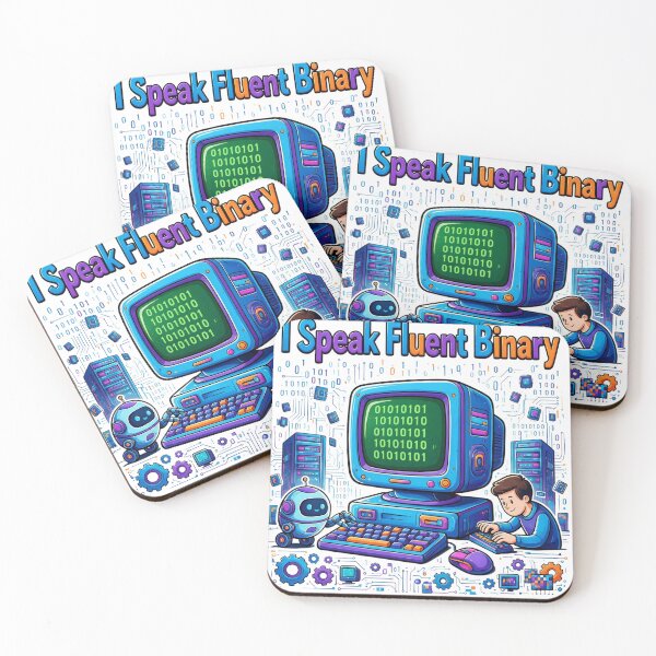 Item preview, I Speak Fluent Binary designed and sold by DVerse Studio.