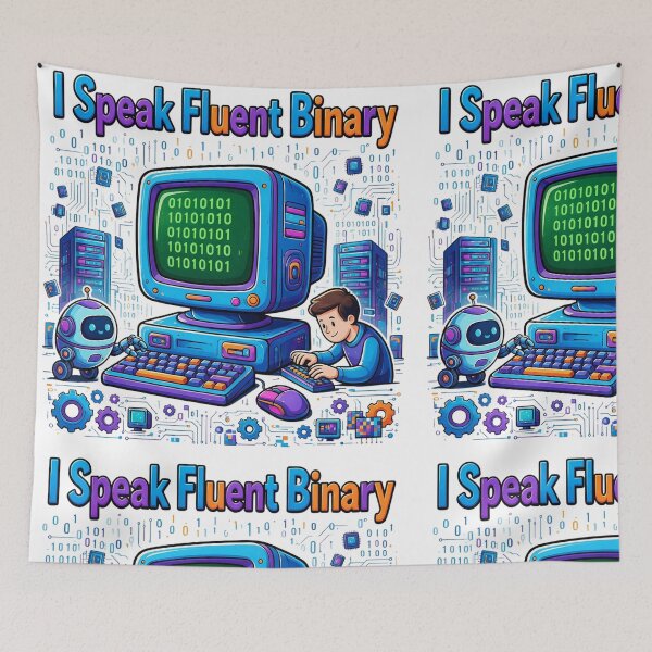Item preview, I Speak Fluent Binary designed and sold by DVerse Studio.