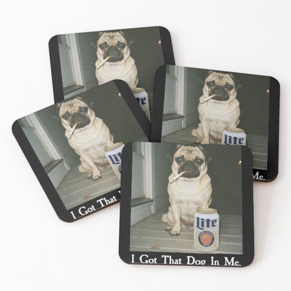 Item preview, I Got That Dog In Me Funny Pug Dog Meme designed and sold by Gbriel3.