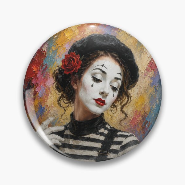 Item preview, Mime performer painting. designed and sold by GalleryKauffeld.