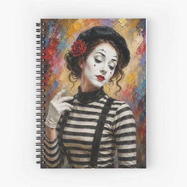 Item preview, Mime performer painting. designed and sold by GalleryKauffeld.