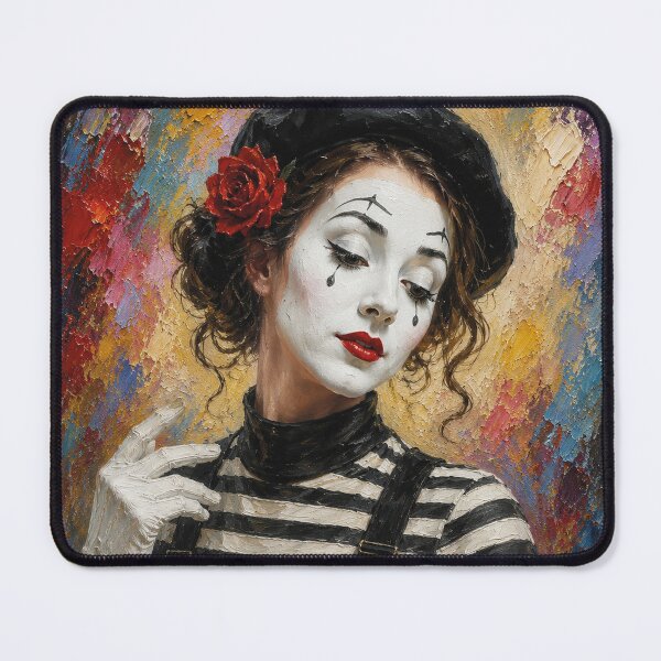 Item preview, Mime performer painting. designed and sold by GalleryKauffeld.