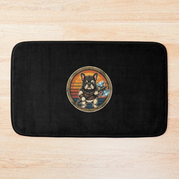 Item preview, Retro Executioner French Bulldog Vintage Badge designed and sold by DuckOddity.