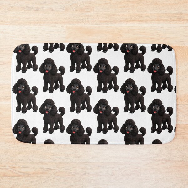 Item preview, Cute Black Poodle Puppy Illustration  designed and sold by BackgroundND.