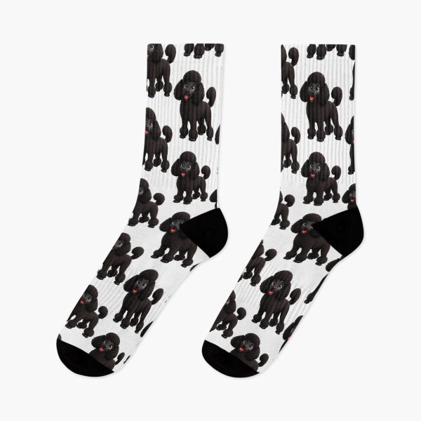 Item preview, Cute Black Poodle Puppy Illustration  designed and sold by BackgroundND.
