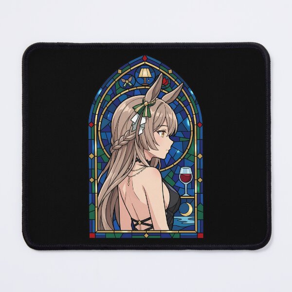 Item preview, Satono Diamond Uma Musume Night Lounge Stained Glass Portrait designed and sold by mildaclairmo.