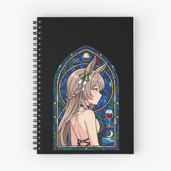 Item preview, Satono Diamond Uma Musume Night Lounge Stained Glass Portrait designed and sold by mildaclairmo.