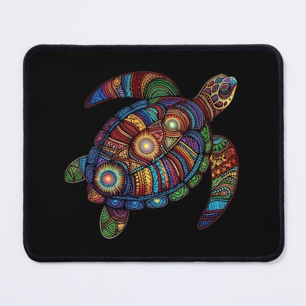 Item preview, Swimming Sea Turtle | Ocean Zentangle Art Collection designed and sold by Zaru Art Studio.