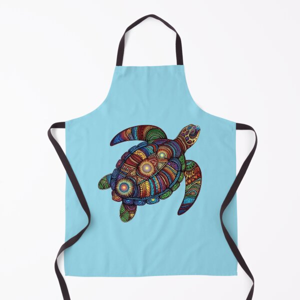 Item preview, Swimming Sea Turtle | Ocean Zentangle Art Collection designed and sold by Zaru Art Studio.