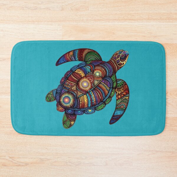 Item preview, Swimming Sea Turtle | Ocean Zentangle Art Collection designed and sold by Zaru Art Studio.