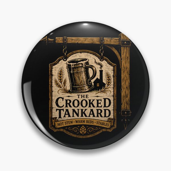 Item preview, The Crooked Tankard Travelers Inn Sign designed and sold by agearb.