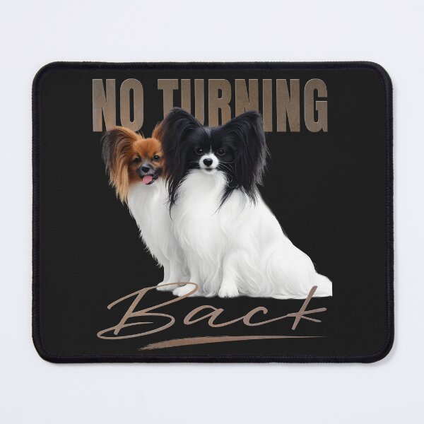 Item preview, No Turning Back | Elegant Papillon Dog Design | Premium Butterfly Dog T-Shirt designed and sold by PapillonArtStudio.