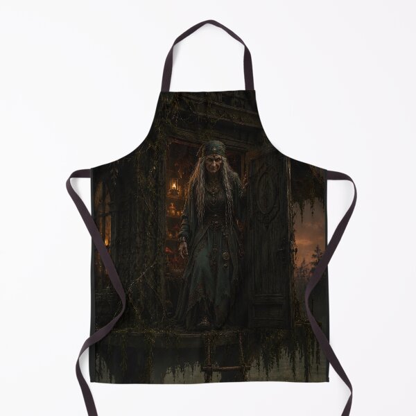 Item preview, Baba Yaga Swamp Witch Hut Fantasy Art designed and sold by Vaelia.