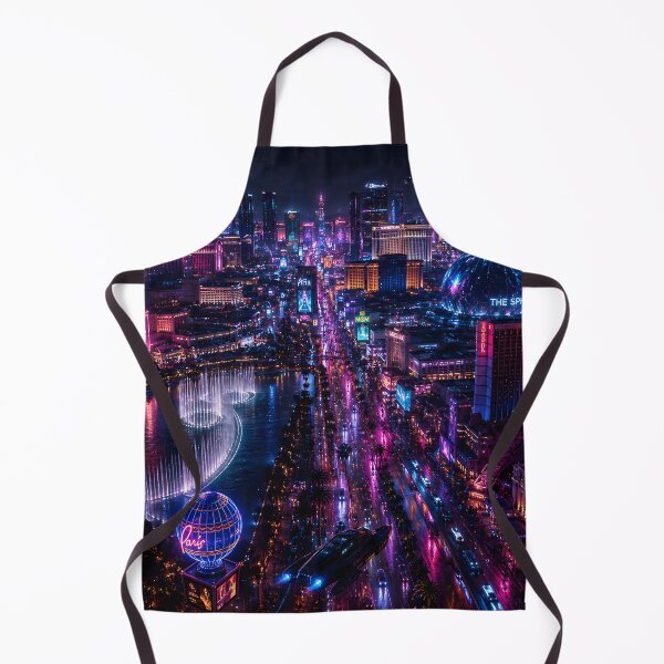 Item preview, Las Vegas 2150 Cyberpunk | Neon Atlas | Futuristic Neon Wall Art | Sci-Fi Cityscape designed and sold by NSAstore.